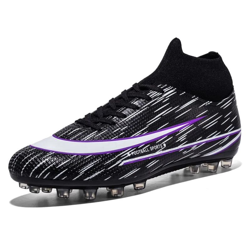 Men's Breathable Ground TF and FG Professional Playing Soccer Shoes