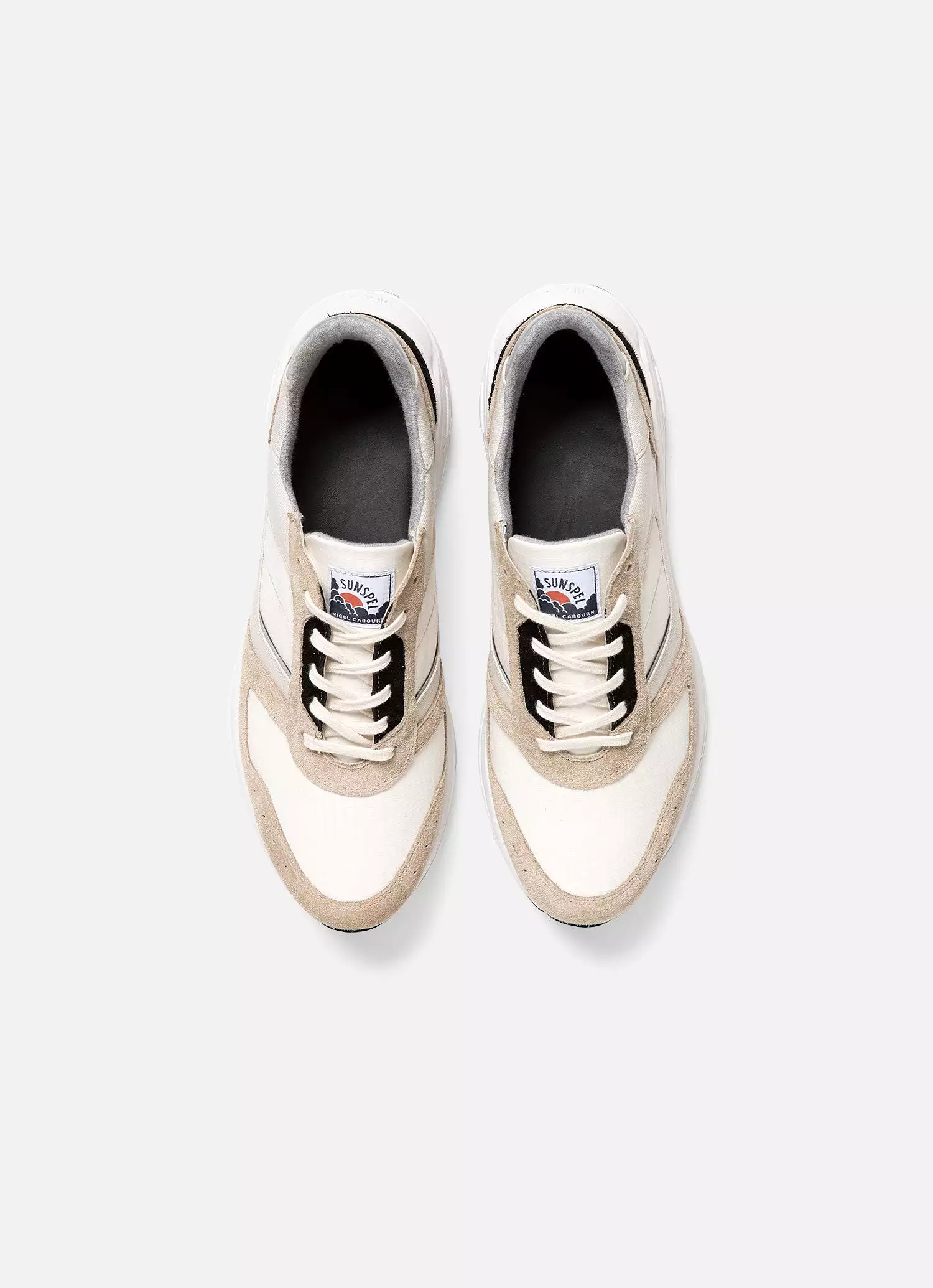 Men's Sunspel x Nigel Cabourn Sneaker in Stone