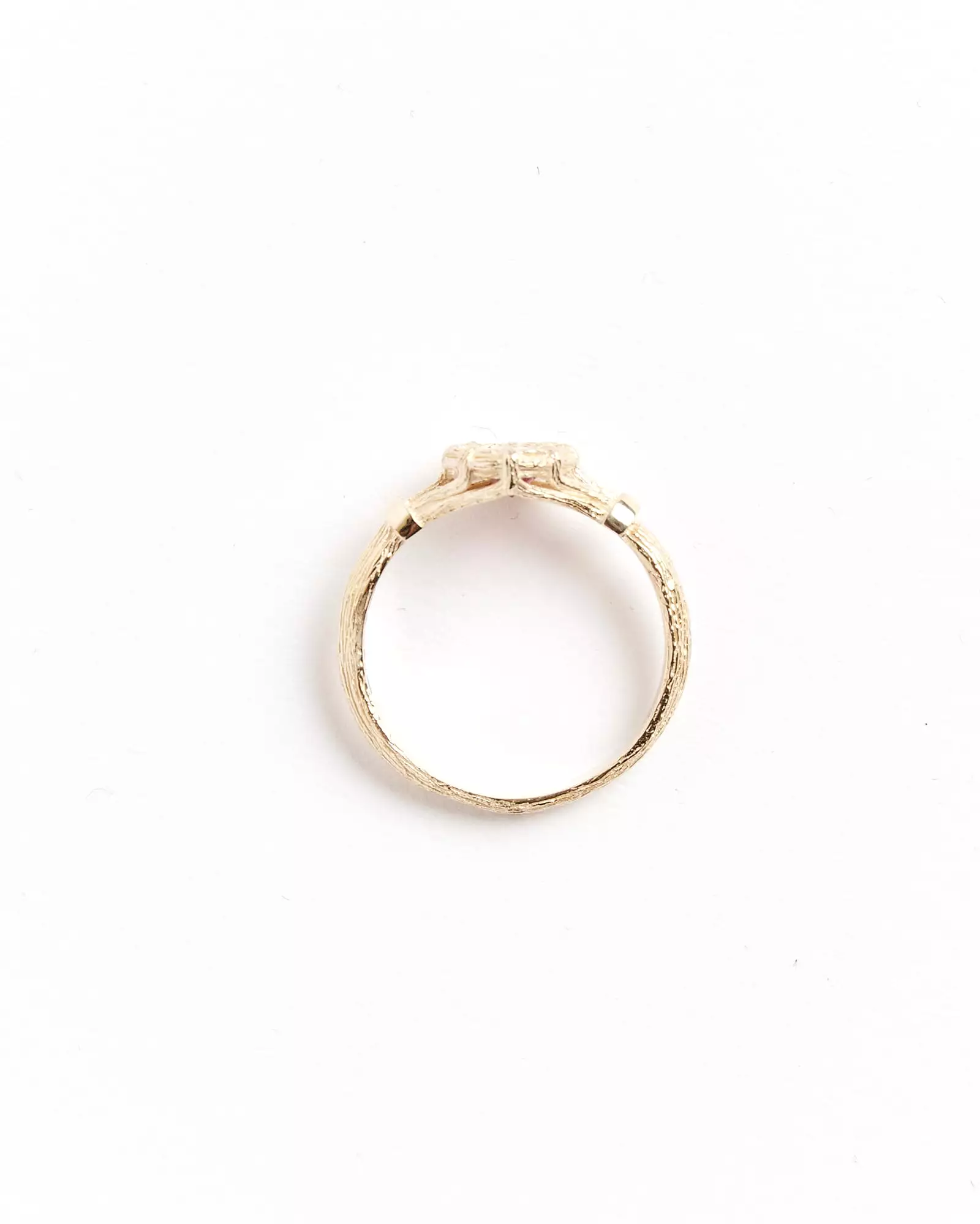 Mini Bound Willow Ring in Gold/Red