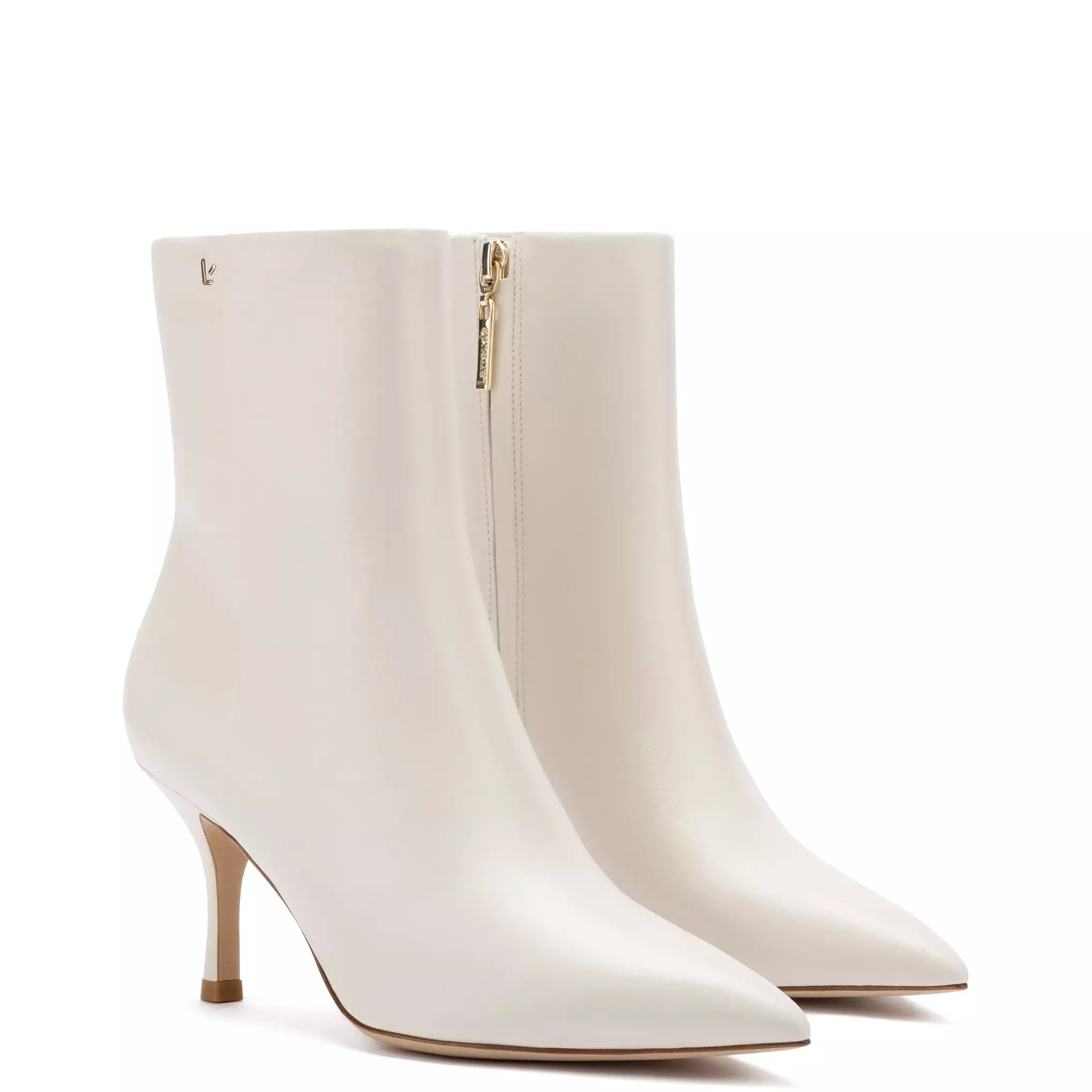 Mini Kate Boot In Ivory Leather