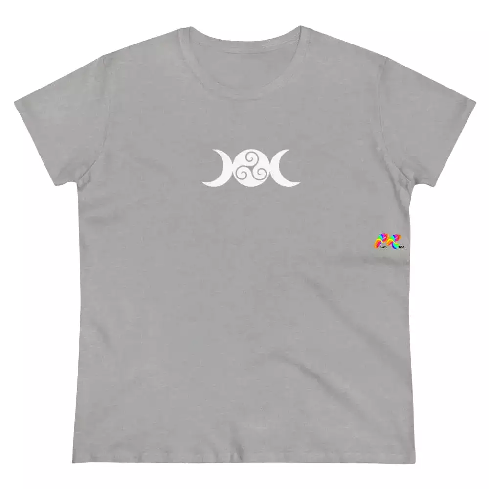 Moons and Sun Women's Heavy Cotton T-Shirt