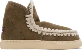 Mou Khaki Suede Boots