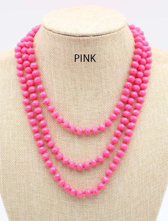 *Neon Pink Beaded 60