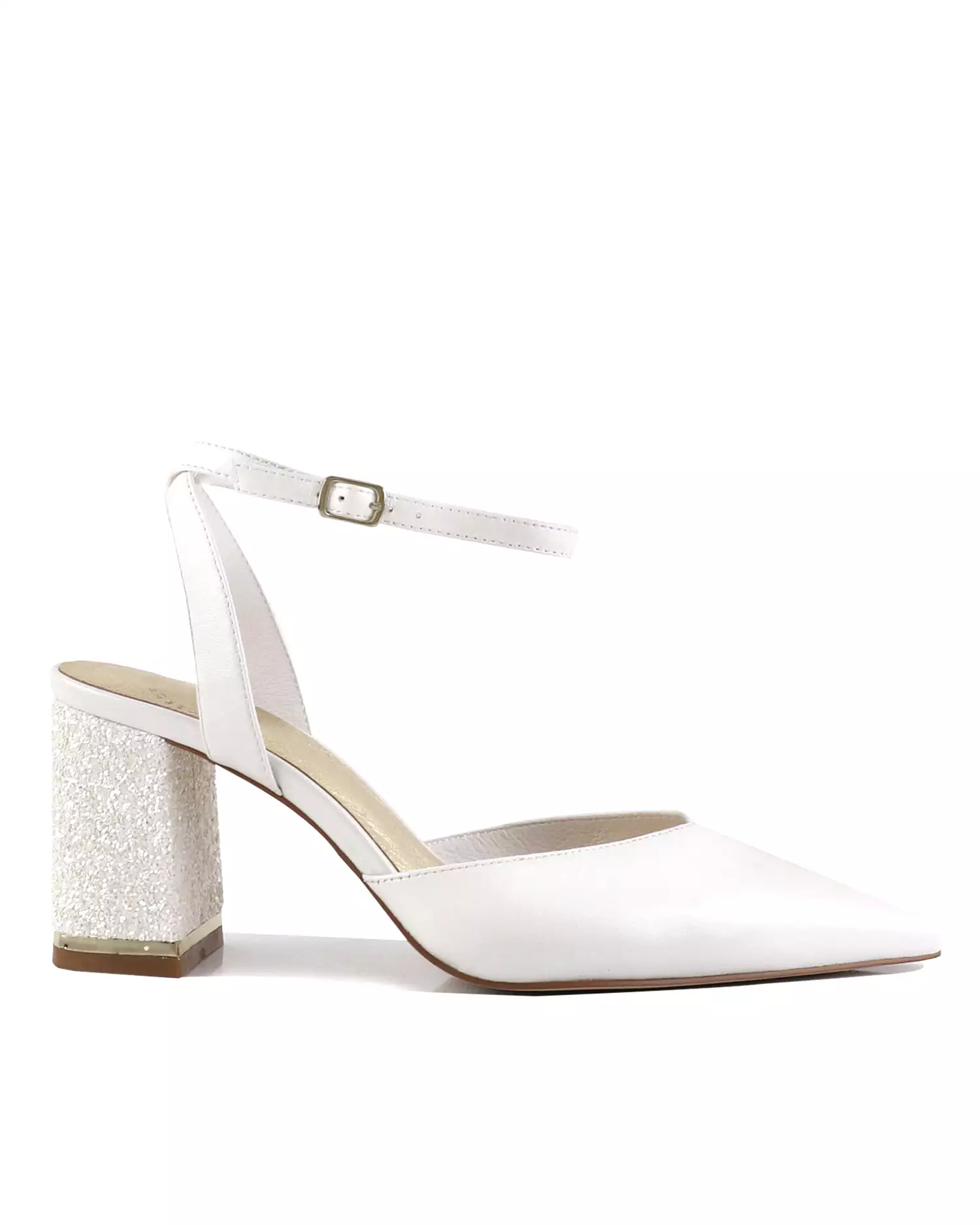 ODYSSEY - POINTED CLOSED TOE BRIDAL HEELS