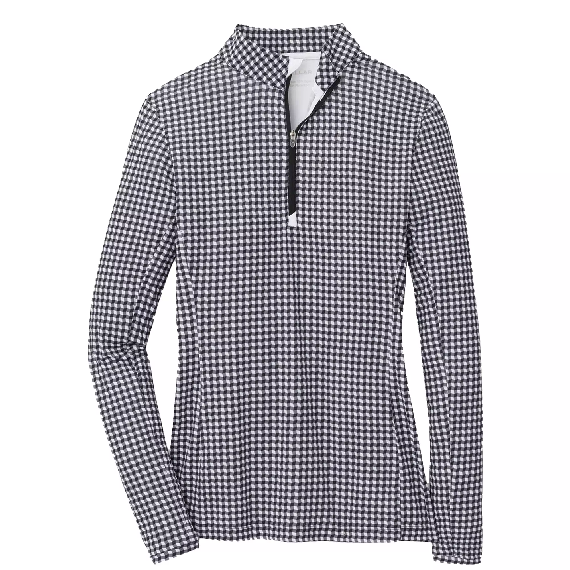 Peter Millar Gingham print Lightweight Sun Shirt