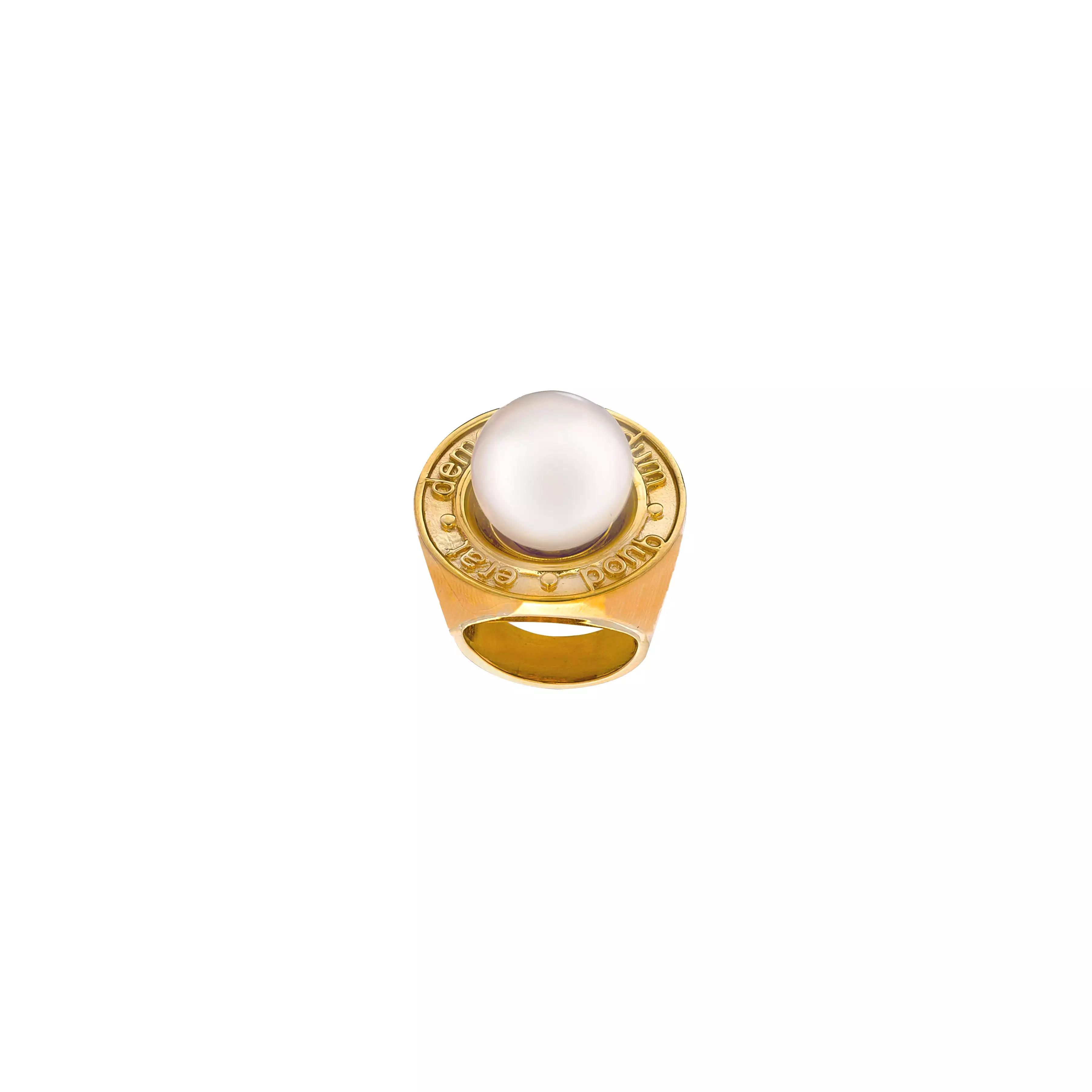 QED Pearl Ring GOLD