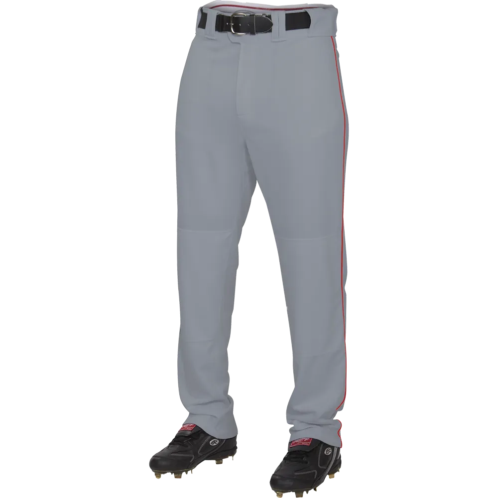 Rawlings Adult Premium Semi-Relaxed Baseball Pants with Piping: PRO150P