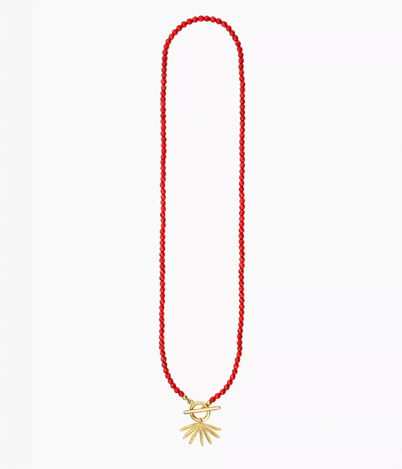 RED SUN SIREN NECKLACE