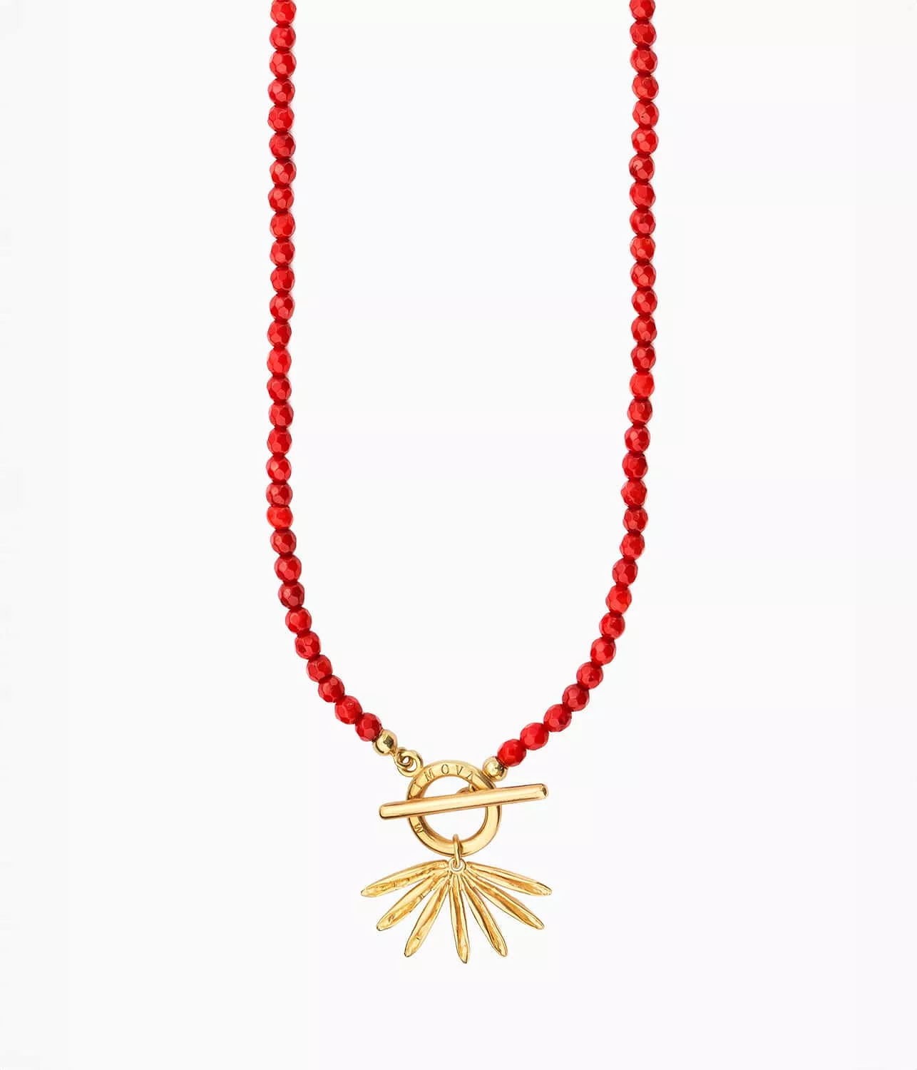 RED SUN SIREN NECKLACE