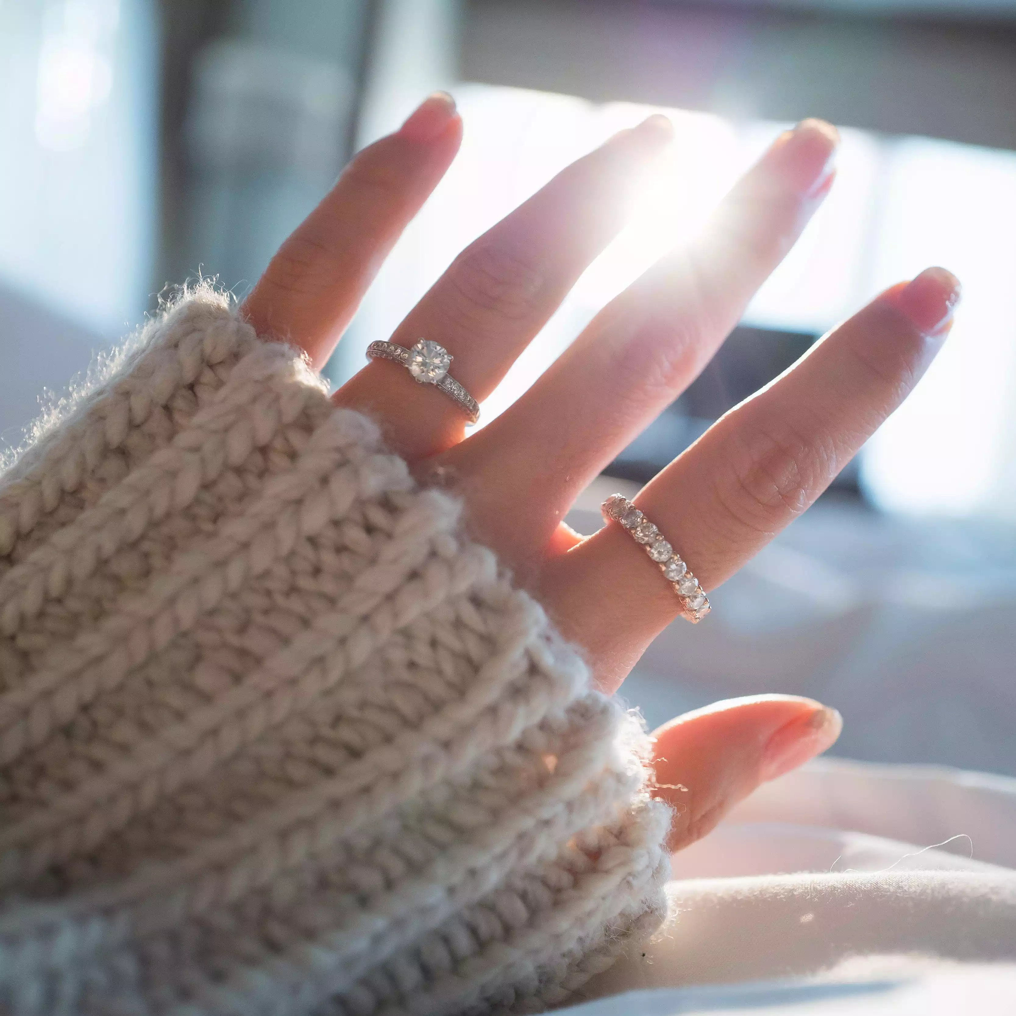 Round Diamond Engagement Rings, Lab Grown