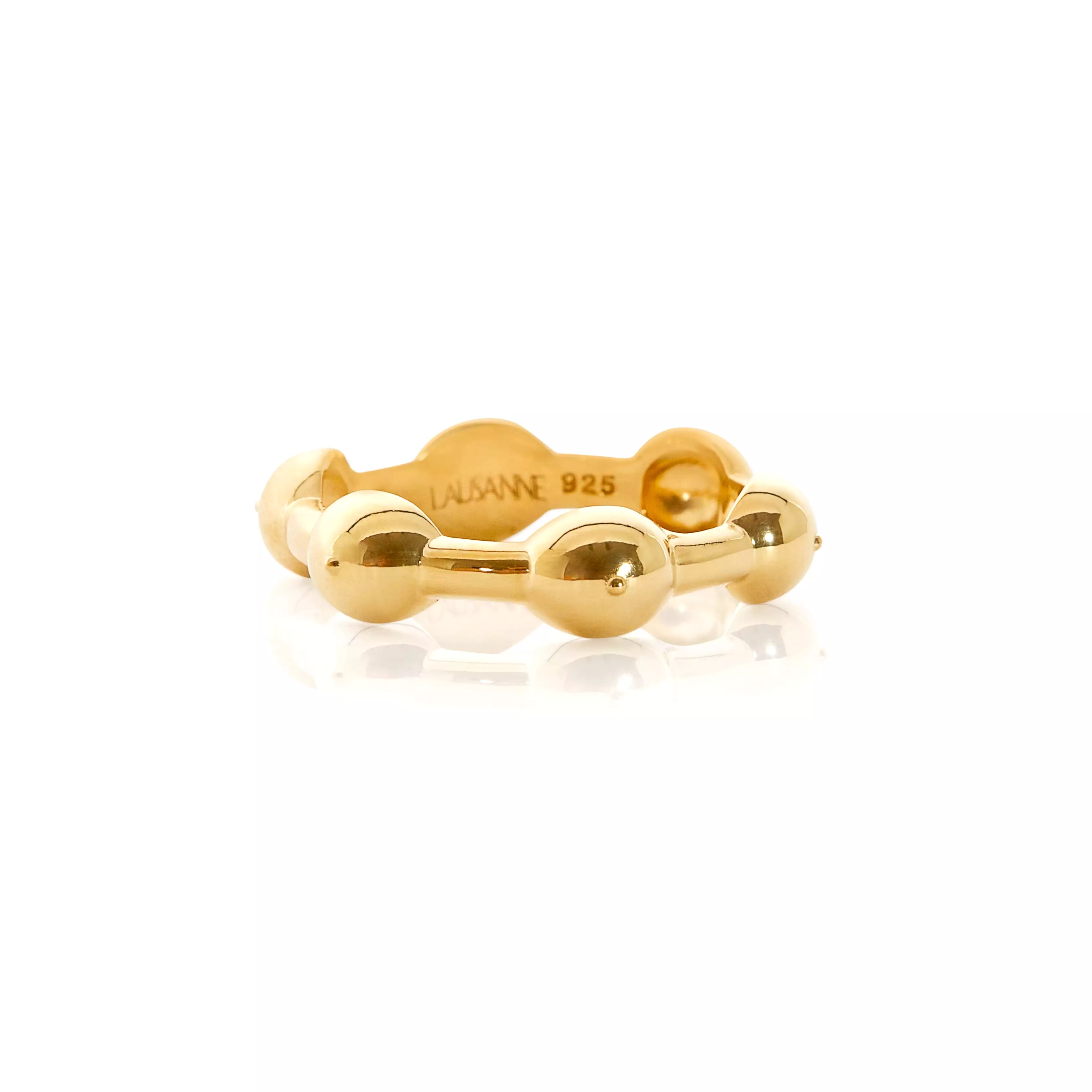 Seeded Eternity Ring Gold