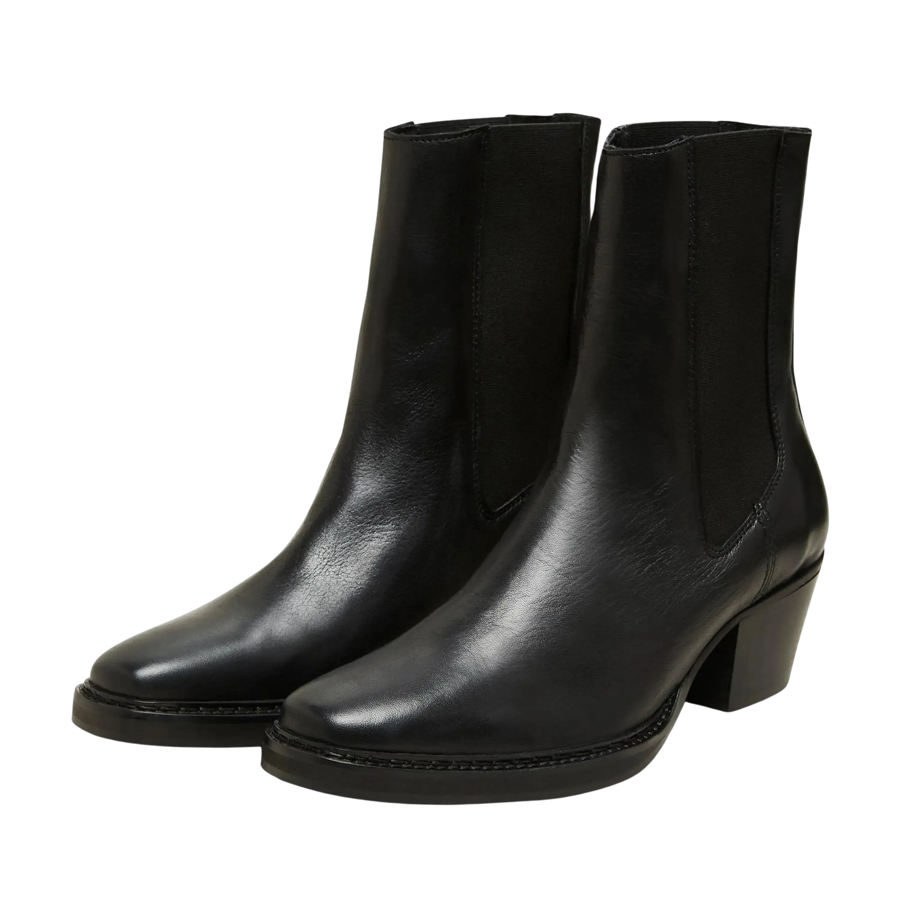 Selected Femme Cece Leather Chelsea Boots