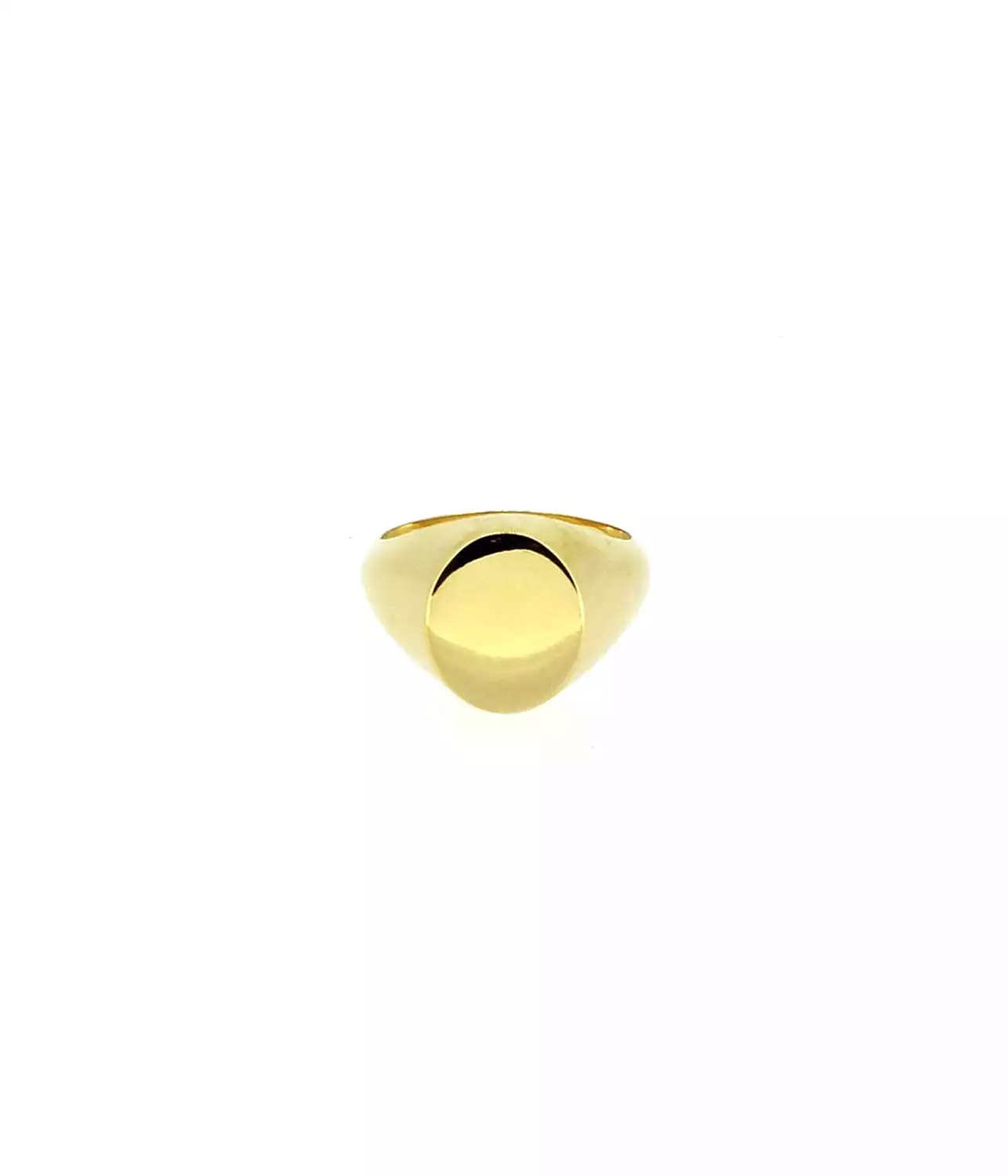 SMALL SIGNET RING - GOLD