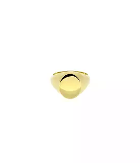 SMALL SIGNET RING - GOLD