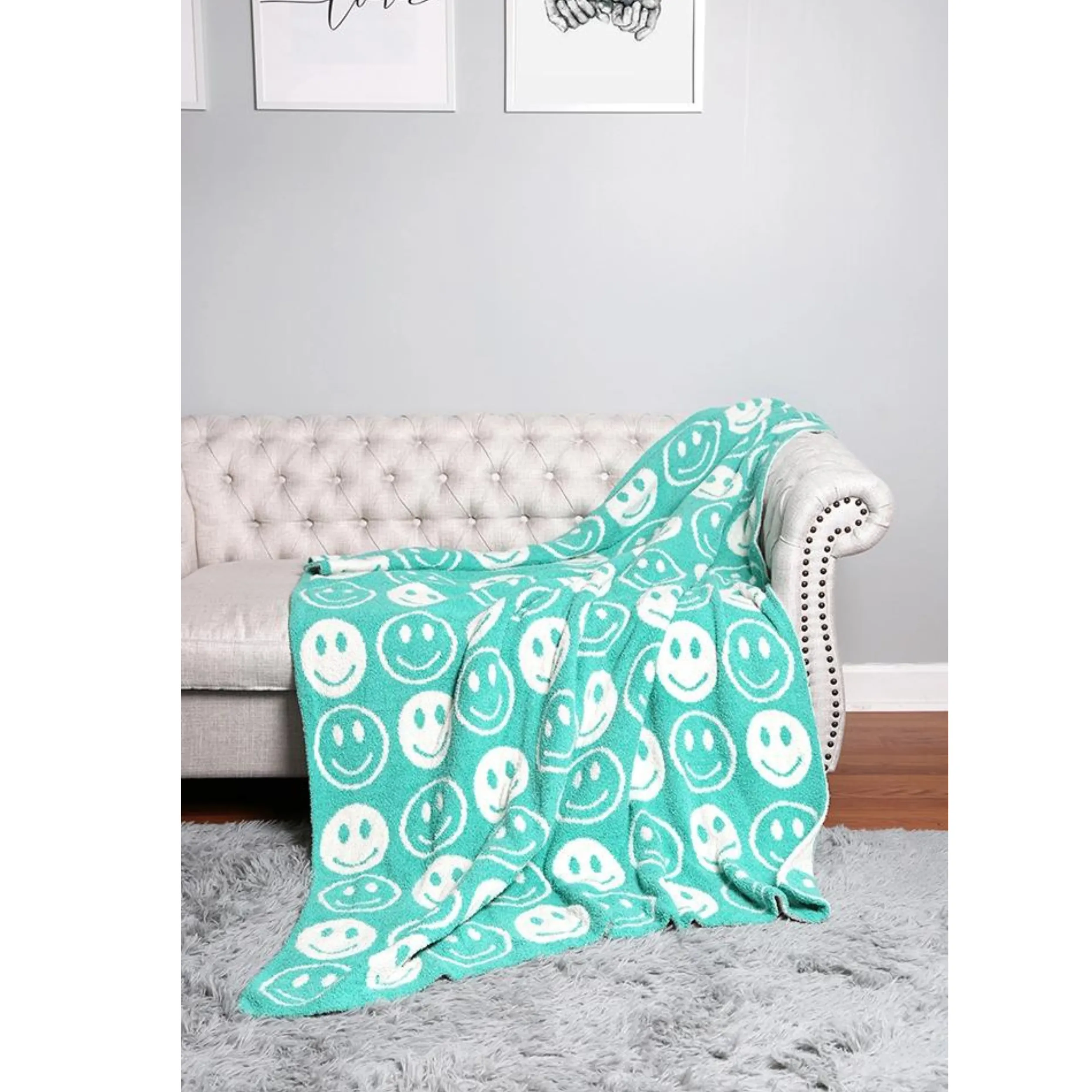 Smiley Cozy Blankets *Final Sale*