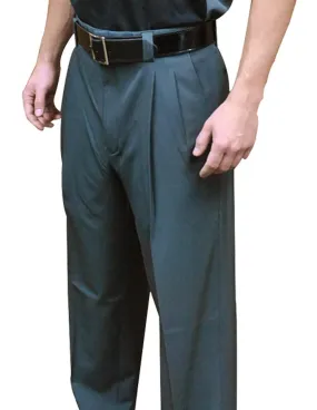 SMITTY NEW EXPANDER WAISTBAND - 4-Way Stretch Pleated Combo Pants-Charcoal Grey