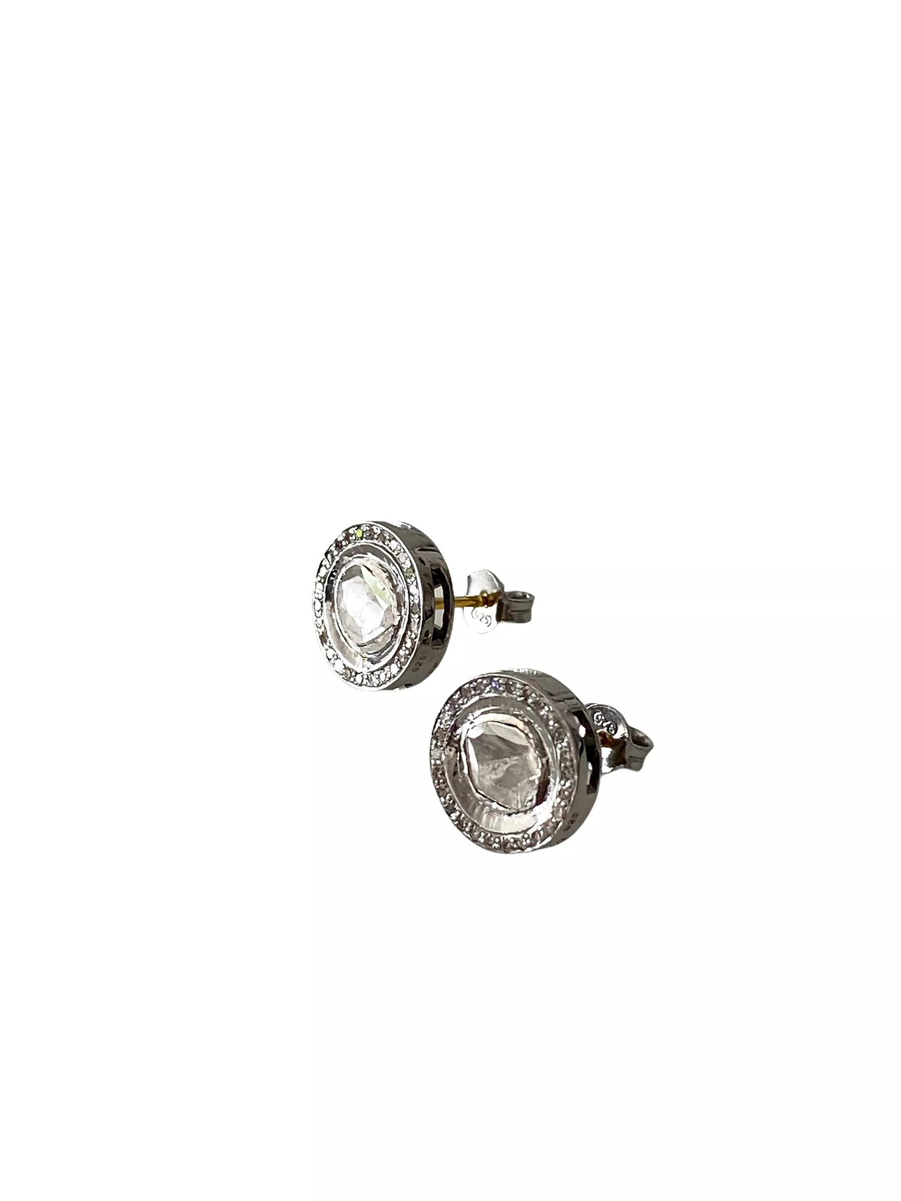 S.Row Designs Round Diamond Studs