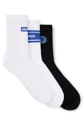 Three-pack of short-length socks 