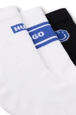 Three-pack of short-length socks 