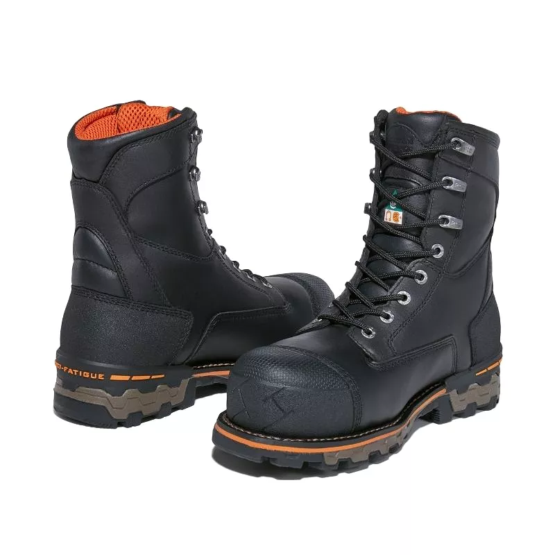 Timberland PRO Boondock TB0A2APK001 Unlined Men's 8 Composite Toe Work Boot - Black