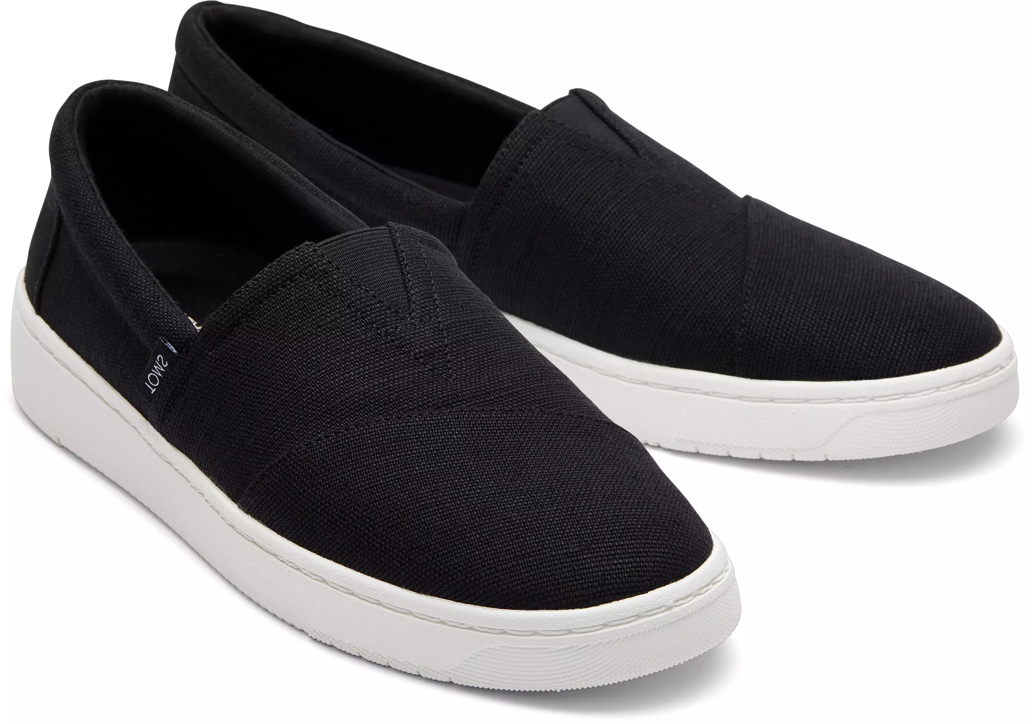 TRVL Lite Alpargata Slip On - Black Canvas