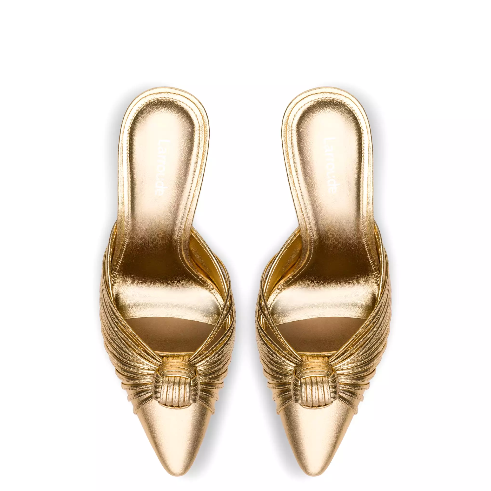 Valerie Pump In Gold Metallic Leather