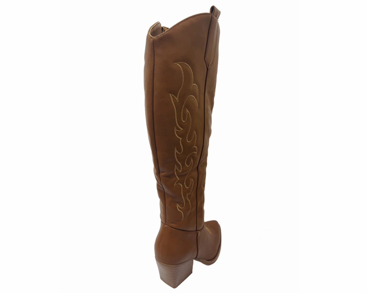 Women's Cowboy Embroidered Knee High Boots