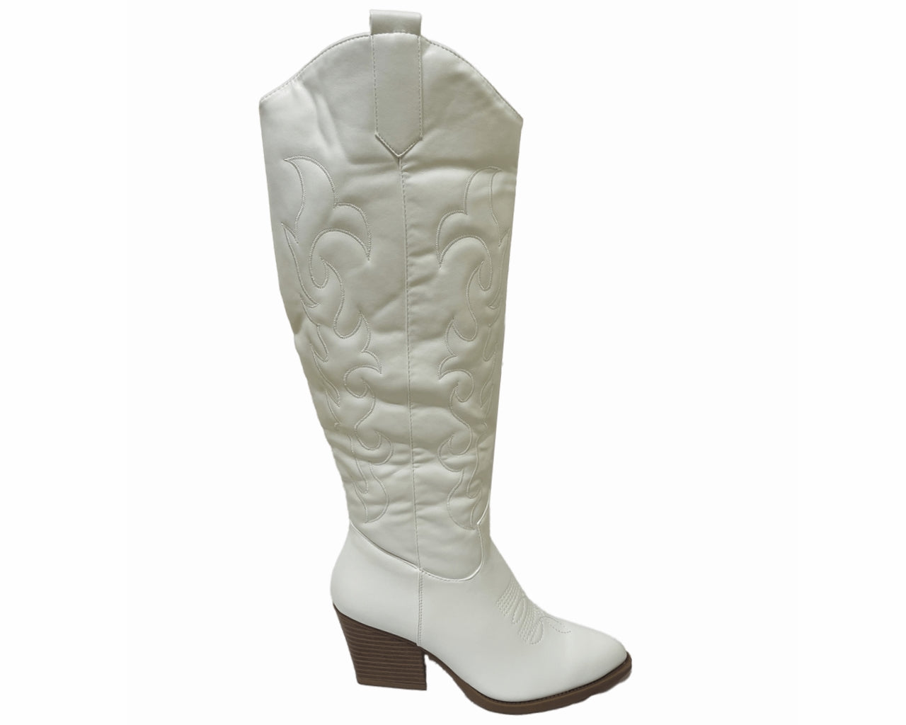 Women's Cowboy Embroidered Knee High Boots