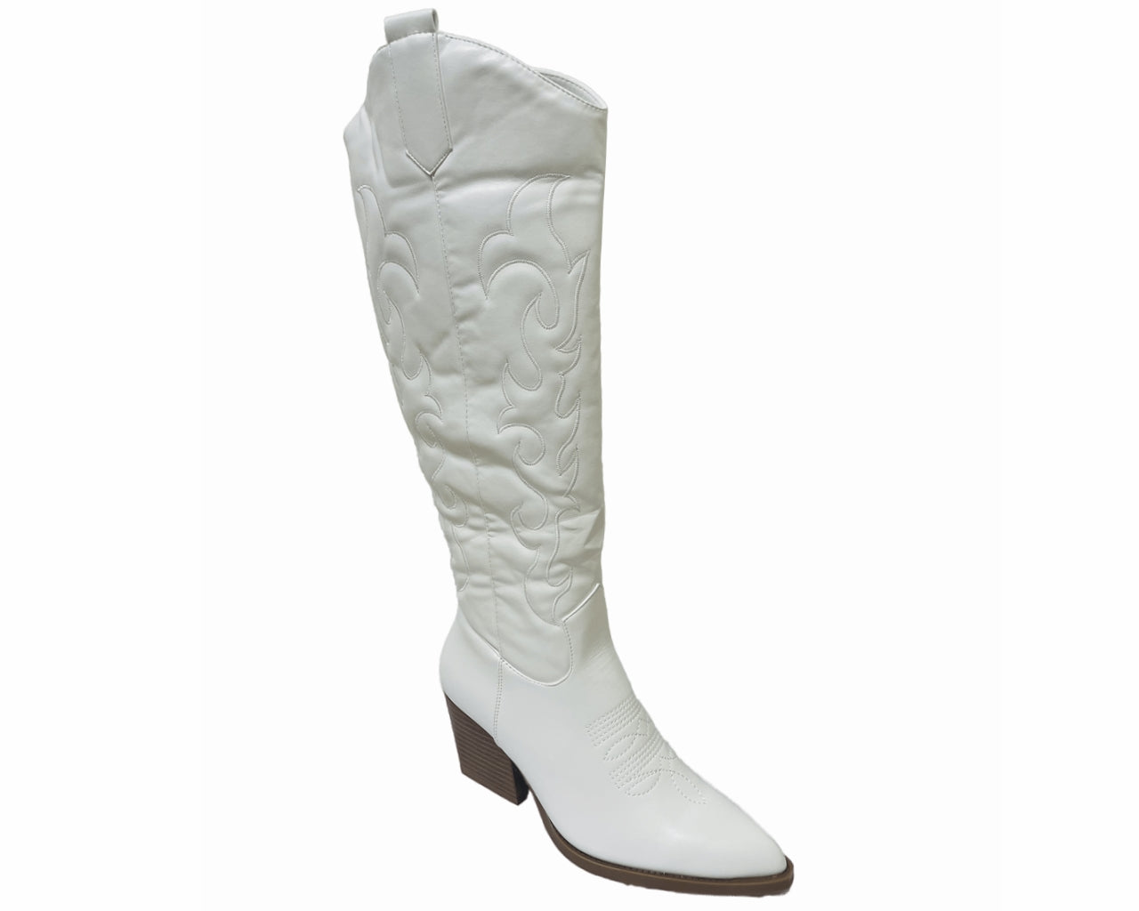 Women's Cowboy Embroidered Knee High Boots