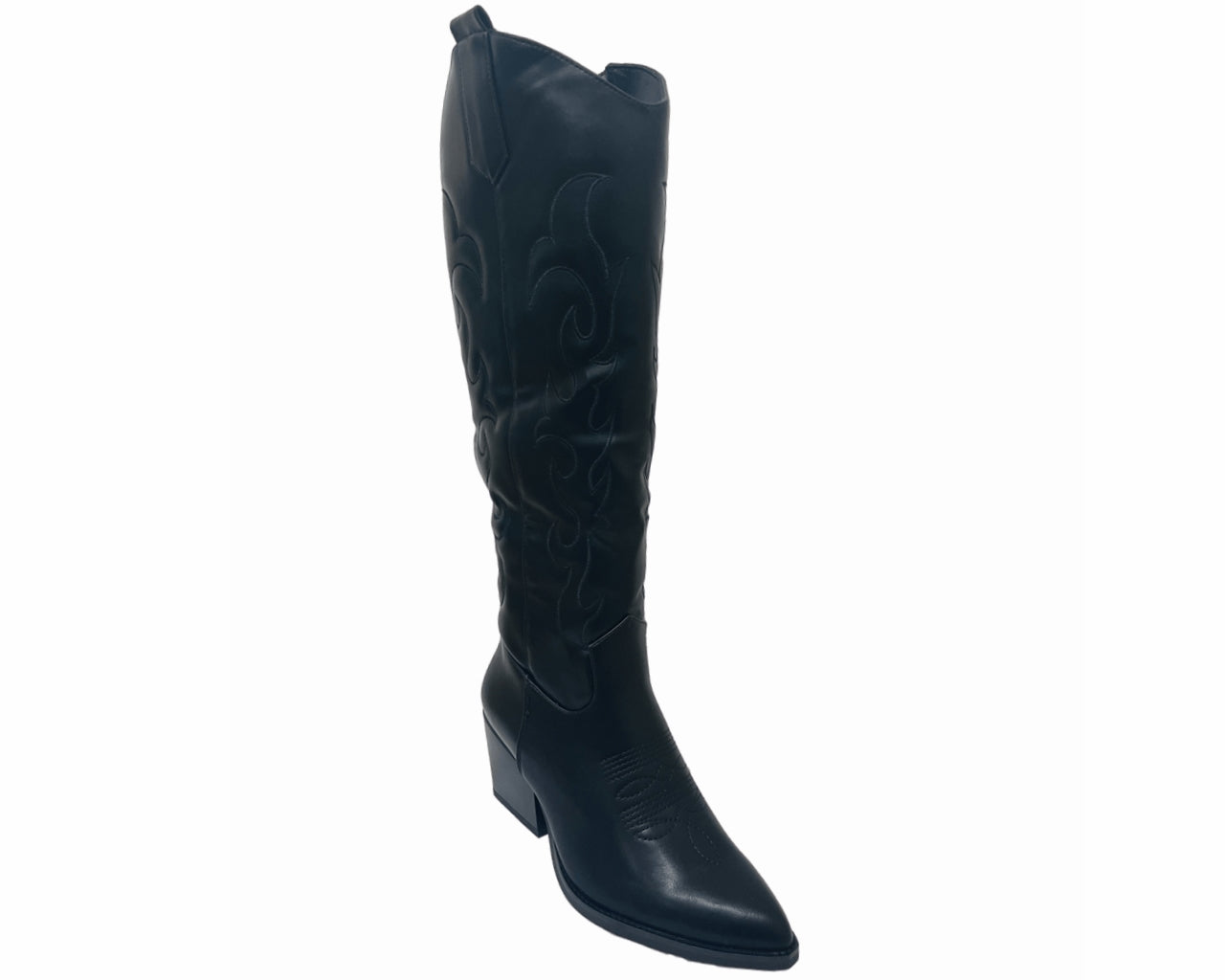 Women's Cowboy Embroidered Knee High Boots