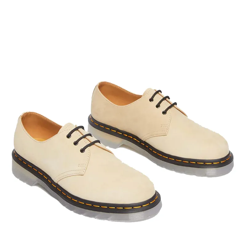 Women’s Leather Shoes for All Seasons, White Low-Top 