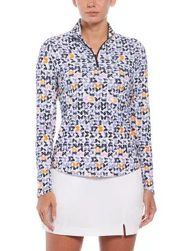 Womens Metamorphosis Butterfly Print Golf Shirt